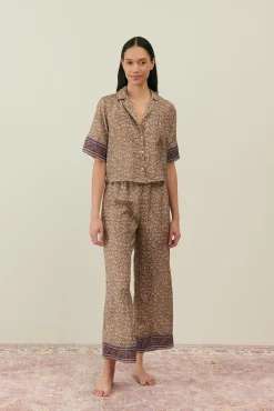 Haut De Pyjama En Soie Loulou