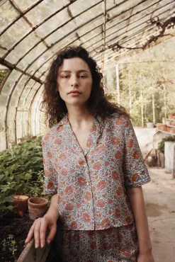 Haut De Pyjama En Soie Loulou