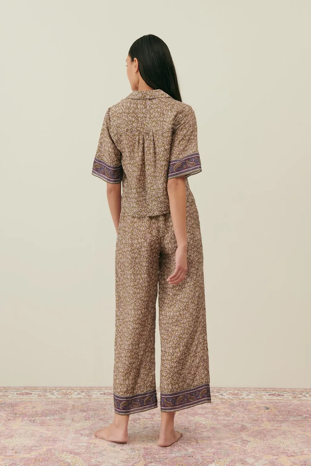 Haut De Pyjama En Soie Loulou