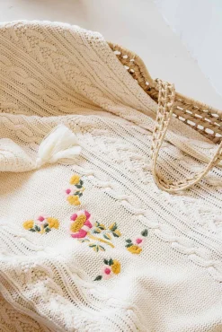 Plaid en maille Louna