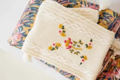 Plaid en maille Louna